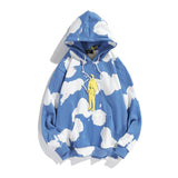 You Must Be Born Again Hoodie Smiling Face Heart Graffiti Puff Print