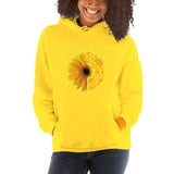 Halloween Costumes Sunflower Print Long-Sleeved Hooded Sweater for Women