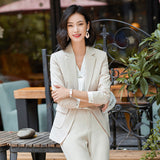 Interview Suit Women Casual Business Attire Women's Suit Fashion Autumn Clothes Two-Piece Set