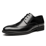 Men's Dress Shoes Classic Leather Oxfords Casual Cushioned Loafer Business Casual Leather Shoes Men's Formal Wear