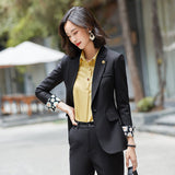 Interview Suit Women Spring and Autumn Suit Jacket Casual Slim Fit
