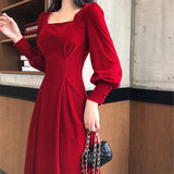 Burgundy Evening Dresses for Weddings Dress Women's Dress Red Dress Long Dress