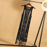 Coachella Music Festival Outfits Fashion Women's Wear Dress Fringed Sweater Beach Swimsuit