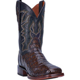 Western Shoes Vintage Square Toe Embroidered Mid-Calf Split Casual Men's Boots
