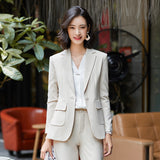 Interview Suit Women Casual Business Attire Women's Suit Fashion Autumn Clothes Two-Piece Set