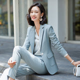 Interview Suit Women Casual Business Attire Women's Suit Fashion Autumn Clothes Two-Piece Set