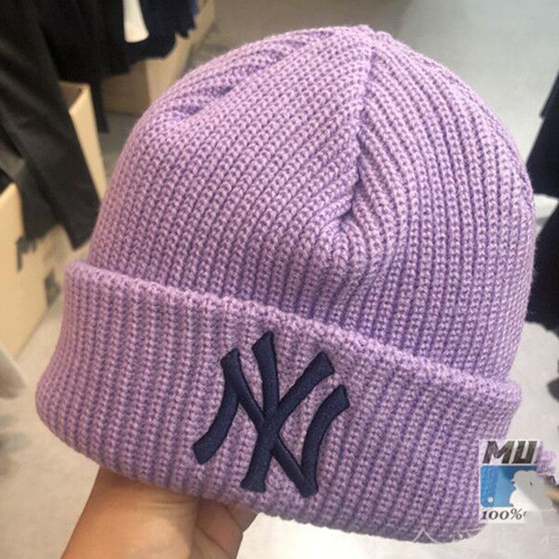 Yankee And Dogers Winter Hat Autumn And Winter Embroidery Men And Women Winter Hat Ear Protection Beanie Hat