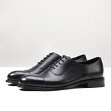 Men's Dress Shoes Classic Leather Oxfords Casual Cushioned Loafer Men's Leather Shoes Retro Casual Shoes