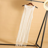 Coachella Music Festival Outfits Fashion Women's Wear Dress Fringed Sweater Beach Swimsuit