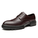 Men's Dress Shoes Classic Leather Oxfords Casual Cushioned Loafer Casual Men's Formal Wear Business Shoes Men's Shoes