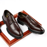 Men's Dress Shoes Classic Leather Oxfords Casual Cushioned Loafer Casual Men's Formal Wear Business Shoes Men's Shoes