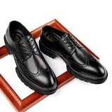Men's Dress Shoes Classic Leather Oxfords Casual Cushioned Loafer Casual Men's Formal Wear Business Shoes Men's Shoes