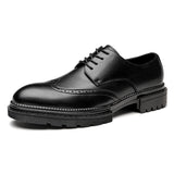 Men's Dress Shoes Classic Leather Oxfords Casual Cushioned Loafer Casual Men's Formal Wear Business Shoes Men's Shoes