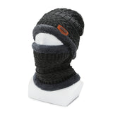 Winter Hats Knitted Wool Sleeve Cap Men's Winter Thickened Cotton Hat
