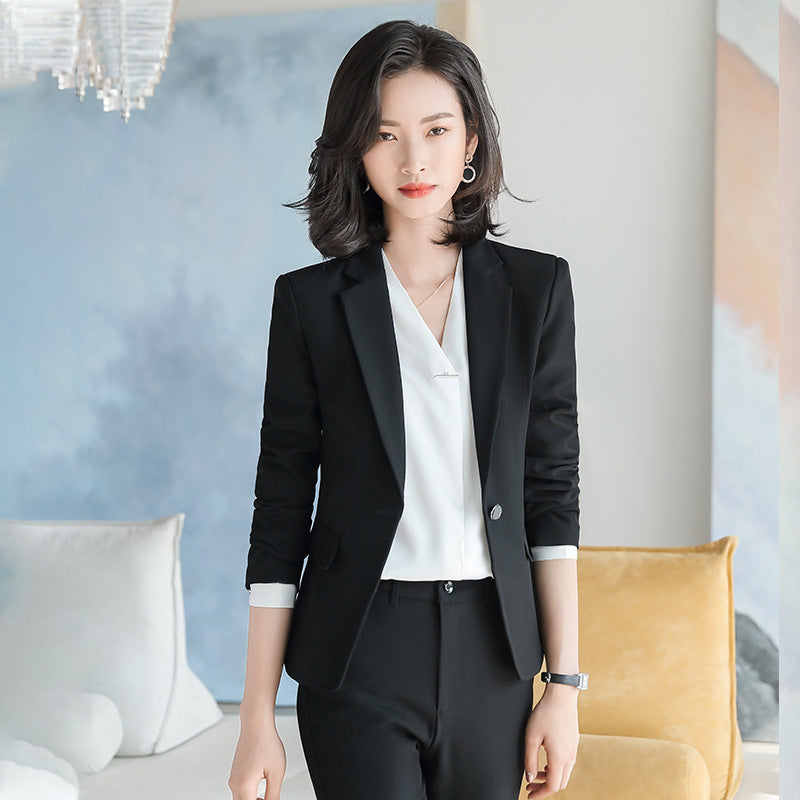 Interview Suit Women Suit Women's Long Sleeve Autumn Formal Wear