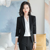 Interview Suit Women Suit Women's Long Sleeve Autumn Formal Wear