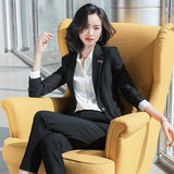 Interview Suit Women Suit Female Fall Winter Fashion Tooling