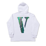 Vlone Hoodie Men'S Loose Oversize Couple Hooded Plus Size Sports Sweater