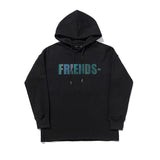 Vlone Hoodie Men'S Loose Oversize Couple Hooded Plus Size Sports Sweater