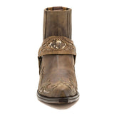 Western Shoes Strap Men's Riding Boots