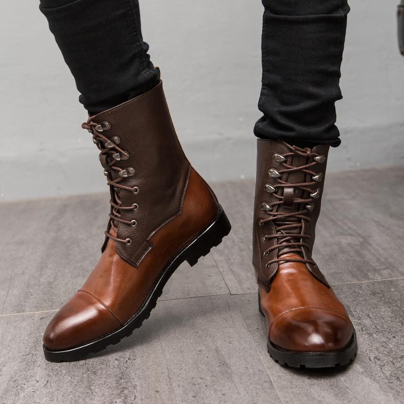 Men's Boots Work Boot Men Casual Hiking Boots Men Outdoor Large Size Casual Trend Men