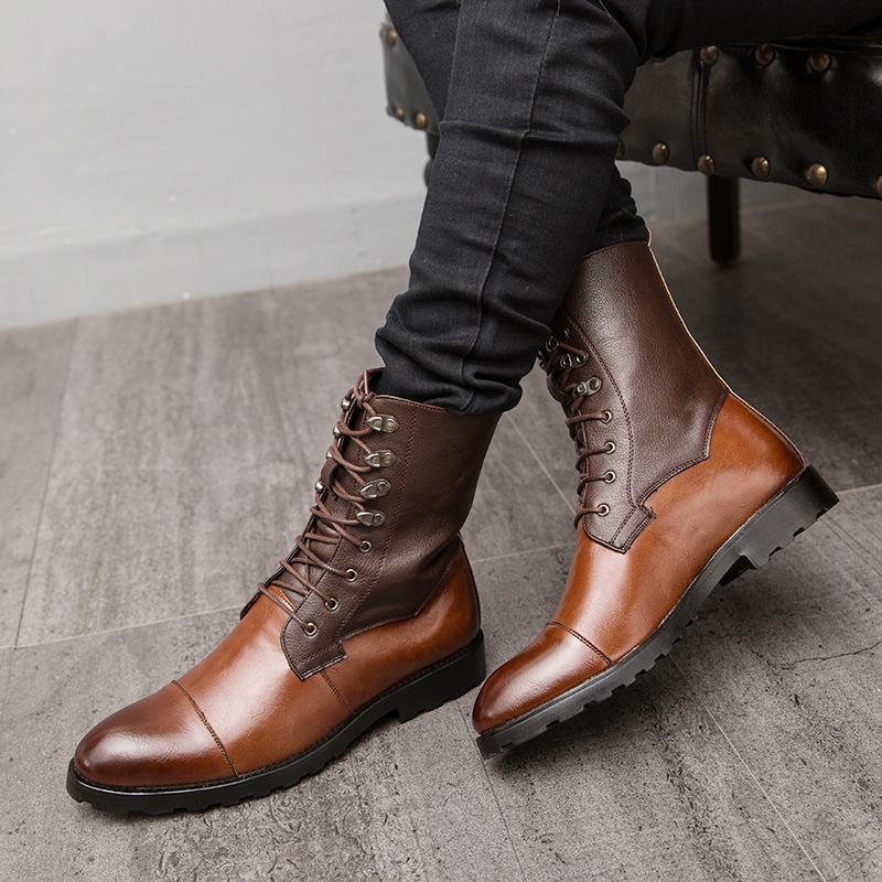 Men's Boots Work Boot Men Casual Hiking Boots Men Outdoor Large Size Casual Trend Men
