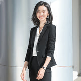 Interview Suit Women Suit Women's Long Sleeve Autumn Formal Wear