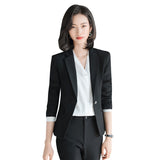 Interview Suit Women Suit Women's Long Sleeve Autumn Formal Wear