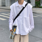 Men Shirts Short Sleeve Overalls Sleeveless Shirt