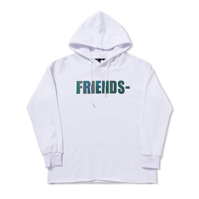 Vlone Hoodie Men'S Loose Oversize Couple Hooded Plus Size Sports Sweater