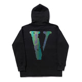 Vlone Hoodie Men'S Loose Oversize Couple Hooded Plus Size Sports Sweater