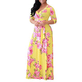 Kendall Jenner Wedding Guest Dress V-neck Amazon Print Lace-up Waist