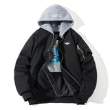 Varsity Jacket Men'S Embroidered Jacket Autumn Winter Coat