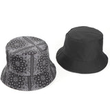 Bucket Hat Fishing Cap Cotton Print Fisherman Hat Hat Female Print