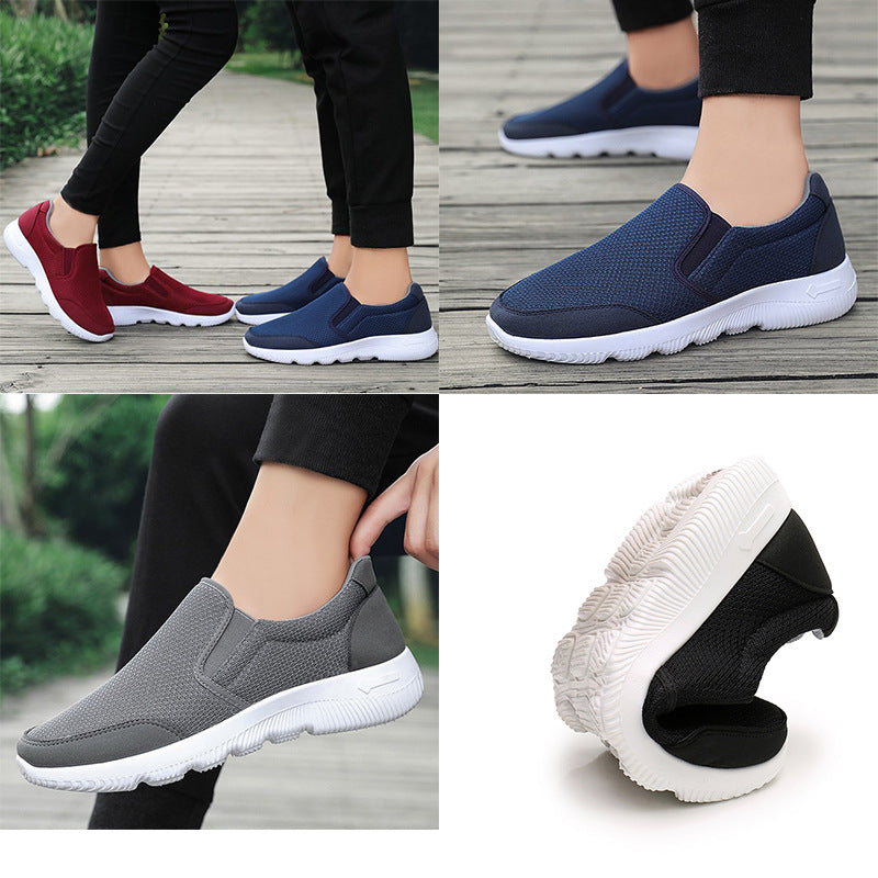 Men Sneakers Men Walking Shoes for Jogging Breathable Lightweight Shoes Casual Sneakers Wear-Resistant Daily Outdoor Shoes