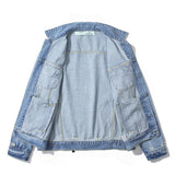 Off White Arrow Denim Jacket Jean Coat Off Ow White Graffiti Rendering Arrow Distressed Locomotive Men And Women Denim Jacket Coat Owt