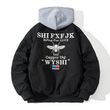 Varsity Jacket Men'S Embroidered Jacket Autumn Winter Coat