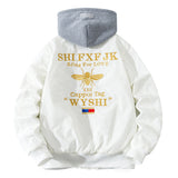 Varsity Jacket Men'S Embroidered Jacket Autumn Winter Coat