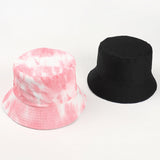 Bucket Hat Fishing Cap Cotton Print Fisherman Hat Female Autumn and Winter Wild Colorful Flowers