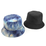 Bucket Hat Fishing Cap Cotton Print Fisherman Hat Female Autumn and Winter Wild Colorful Flowers