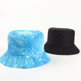 Bucket Hat Fishing Cap Cotton Print Fisherman Hat Female Autumn and Winter Wild Colorful Flowers
