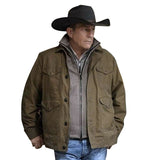 Men Winter Coats Man Fall Outfits Solid Color Multi-Pocket Single-Breasted Jacket Men's Coat