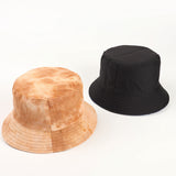 Bucket Hat Fishing Cap Cotton Print Fisherman Hat Female Autumn and Winter Wild Colorful Flowers
