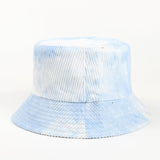 Bucket Hat Fishing Cap Cotton Print Fisherman Hat Female Autumn and Winter Wild Colorful Flowers