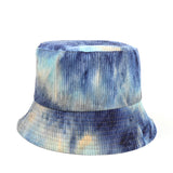 Bucket Hat Fishing Cap Cotton Print Fisherman Hat Female Autumn and Winter Wild Colorful Flowers