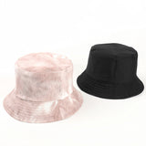 Bucket Hat Fishing Cap Cotton Print Fisherman Hat Female Autumn and Winter Wild Colorful Flowers