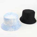 Bucket Hat Fishing Cap Cotton Print Fisherman Hat Female Autumn and Winter Wild Colorful Flowers