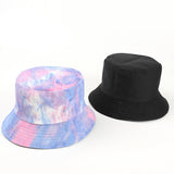 Bucket Hat Fishing Cap Cotton Print Fisherman Hat Female Autumn and Winter Wild Colorful Flowers