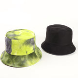 Bucket Hat Fishing Cap Cotton Print Fisherman Hat Female Autumn and Winter Wild Colorful Flowers