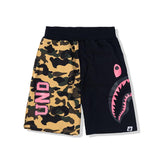 Bathing Ape Shorts Color Matching Camouflage Color Printing Cotton Shorts Men's Summer Shorts